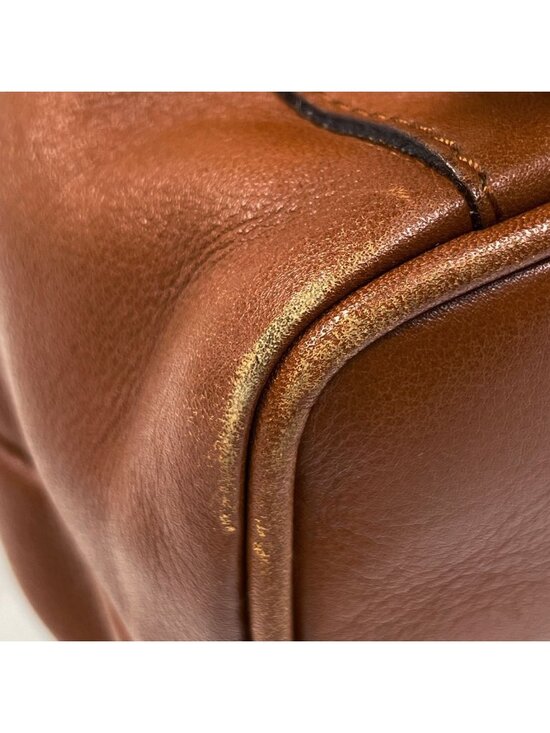 Gucci Bamb Backpack Leather Brown main image 8
